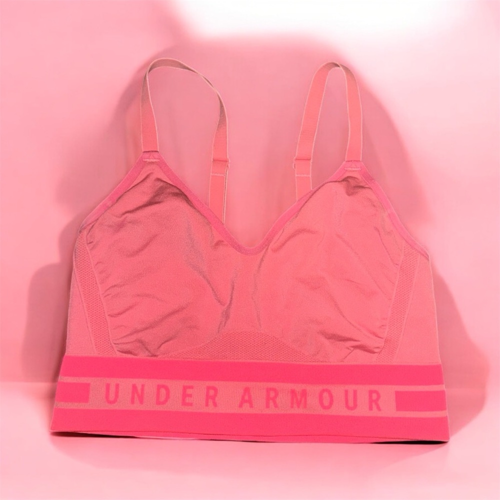 Under Armour Pink Racerback Sports Bra
